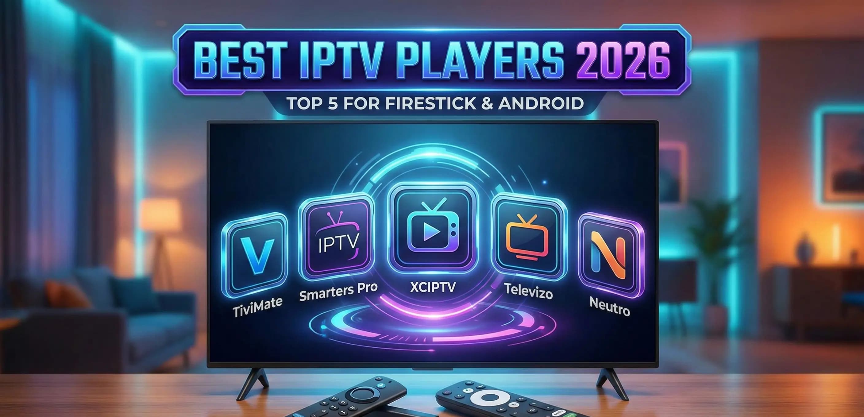 Best IPTV Players 2026: Top 5 for Firestick & Android