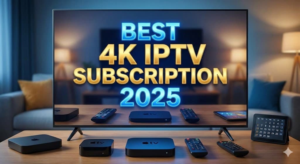 Best 4K IPTV Subscription 2025 | Buffer-Free Streaming